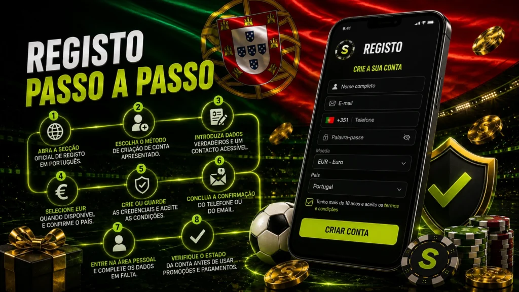 Registo SpinBetter: métodos disponíveis para criar a conta